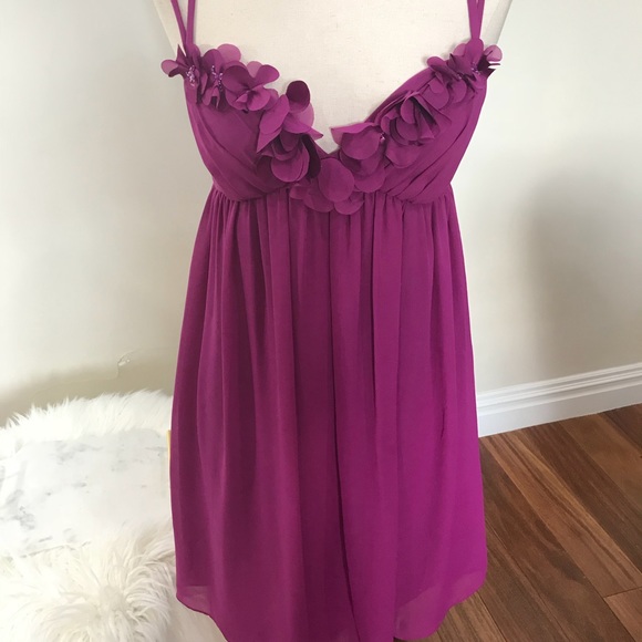 🌿London Times Purple Ruffle Dress - Picture 3 of 5